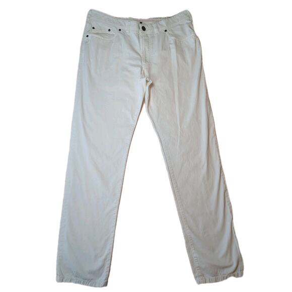 Atelier GARDEUR Other - Atelier Gardeur Nevio-8 Regular Fit White Pants Cotton Stretch W35 L33